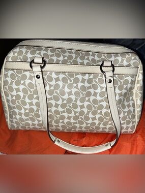 Coach Chelsea Heritage Stripe satchel